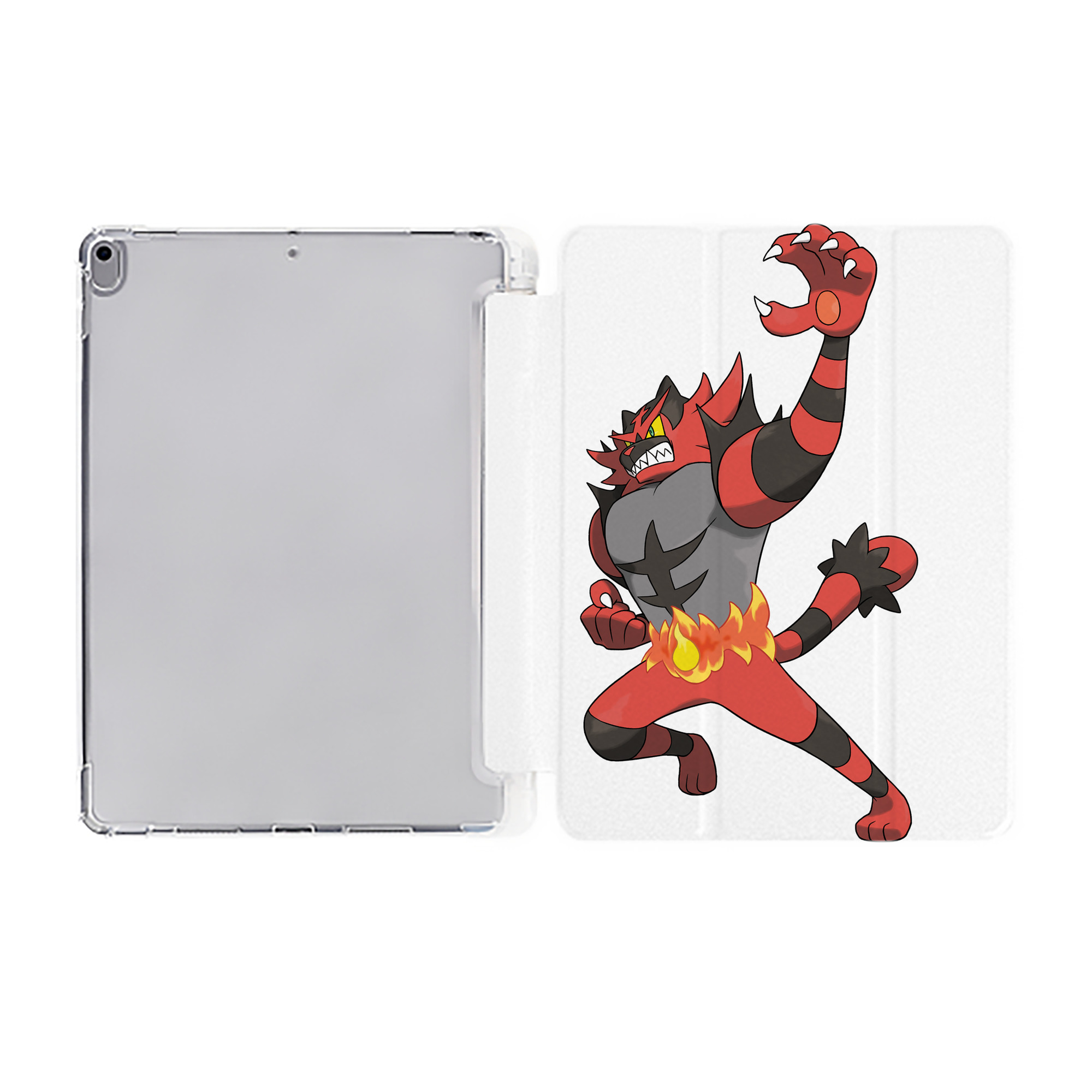 （画像用） ポケットモンスター Pokémon IPad ケース ペン収納付き 三つ折りスタンド PUレザー×シリコン 対応機種9.5/10.5/10.9インチ